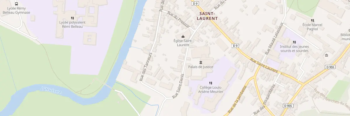 Plan du 4 Rue Saint-denis à Nogent-le-Rotrou