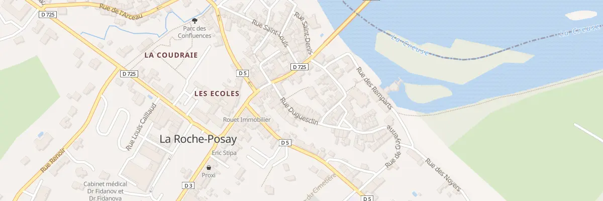 Plan du 5 Rue Duguesclin à La Roche-Posay