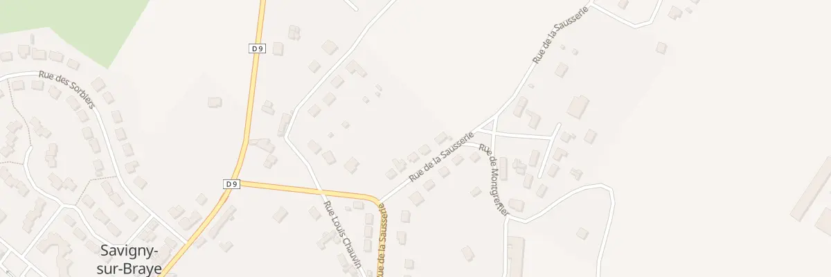 Plan du 29 Rue de la Sausserie à Savigny-sur-Braye