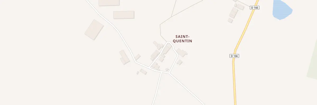 Plan du 5093 Saint Quentin à Lesterps