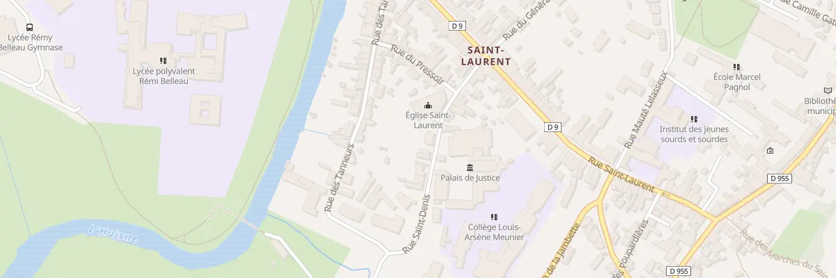 Plan du 2 Rue Saint-denis à Nogent-le-Rotrou