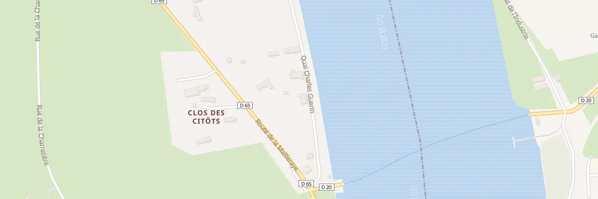 Plan du 141 Quai Charles Guerin à Heurteauville