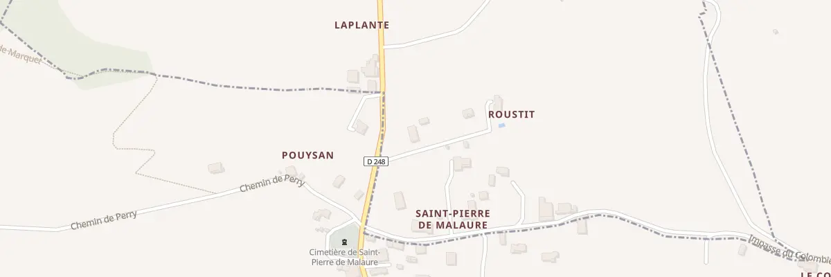 Plan du 84 Rte de Saint-pierre à Saint-Urcisse