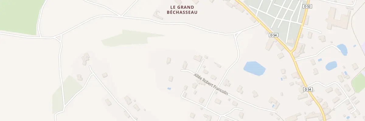 Plan du 21 All Robert Francolin à Rochechouart