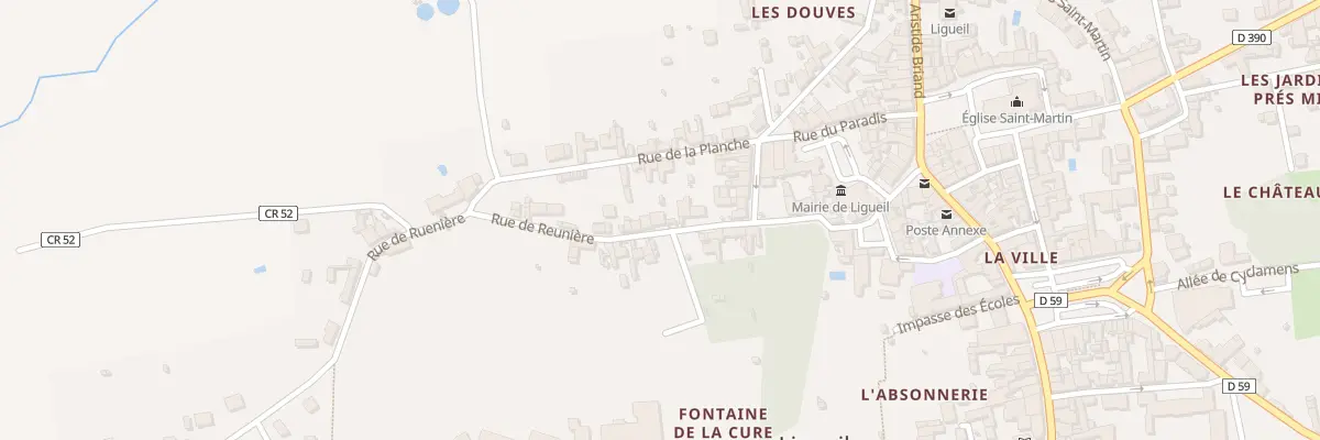 Plan du 17 Rue de Reunière à Ligueil