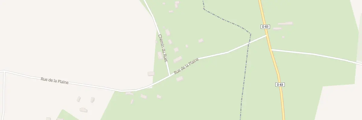 Plan du 1525 Rue de la Plaine à Saint-Denis-des-Monts