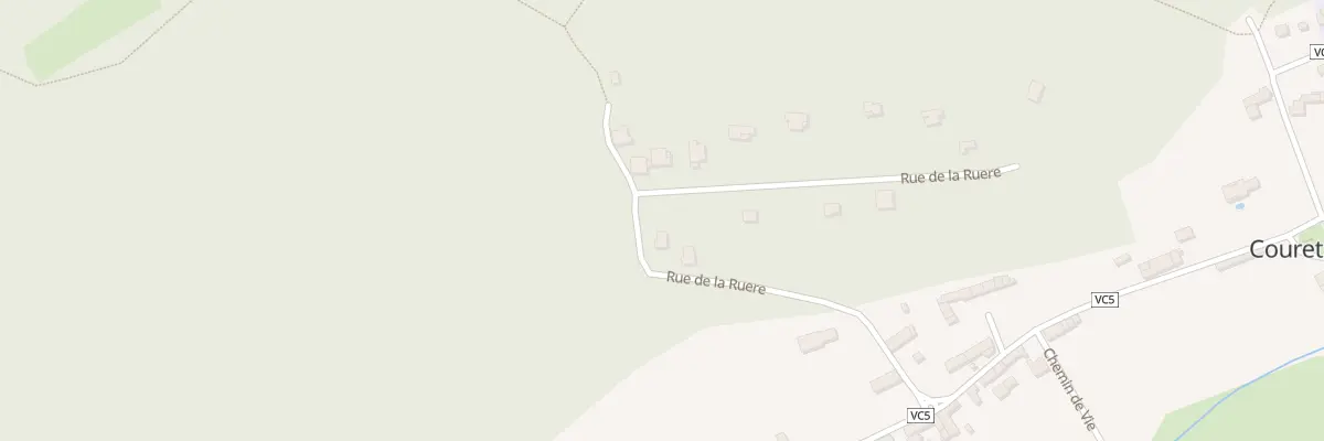 Plan du 87 La Ruere à Couret