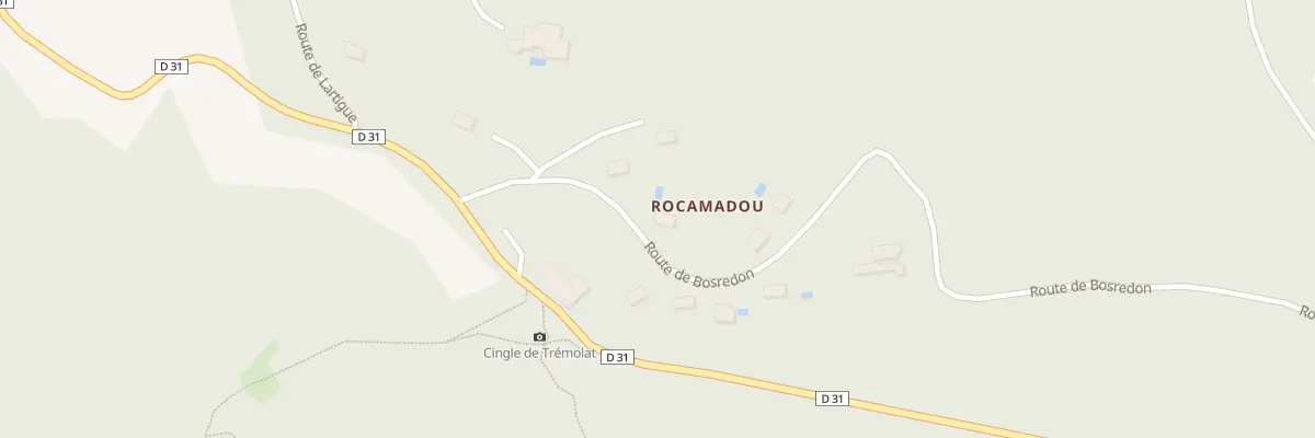 Plan du 155 Rte de Bosredon à Trémolat