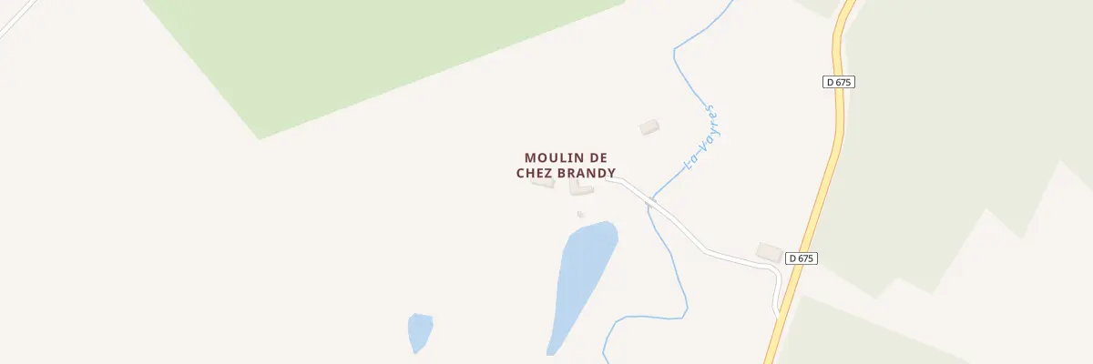 Plan du 5320 Moulin de Chez Brandy à Vayres