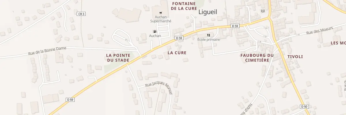 Plan du 12 Av des Martyrs à Ligueil