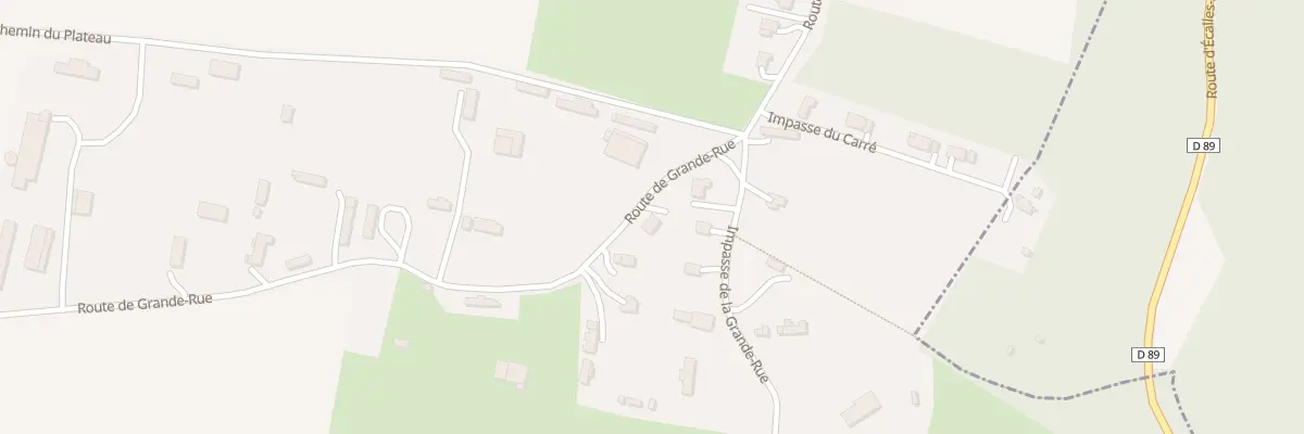 Plan du 1153 Rte de la Grande Rue à Écalles-Alix