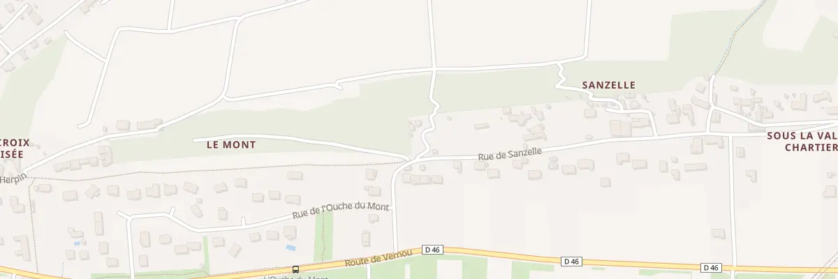 Plan du 8 Rue de Sanzelle à Vouvray