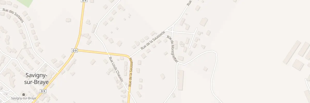 Plan du 24 Rue de la Sausserie à Savigny-sur-Braye