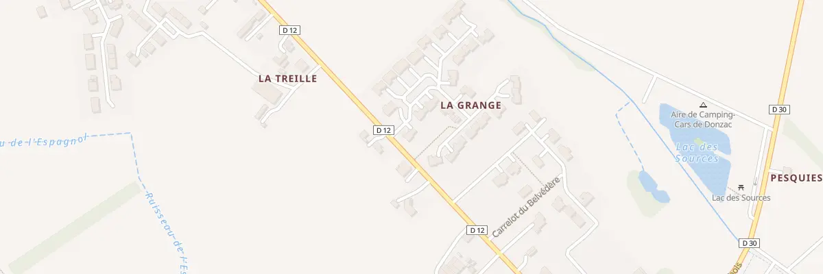 Plan du 23 Lot La Grange à Donzac