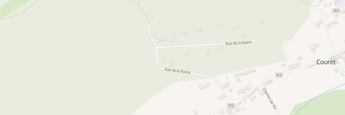 Plan du 5 Rue de la Ruere à Couret