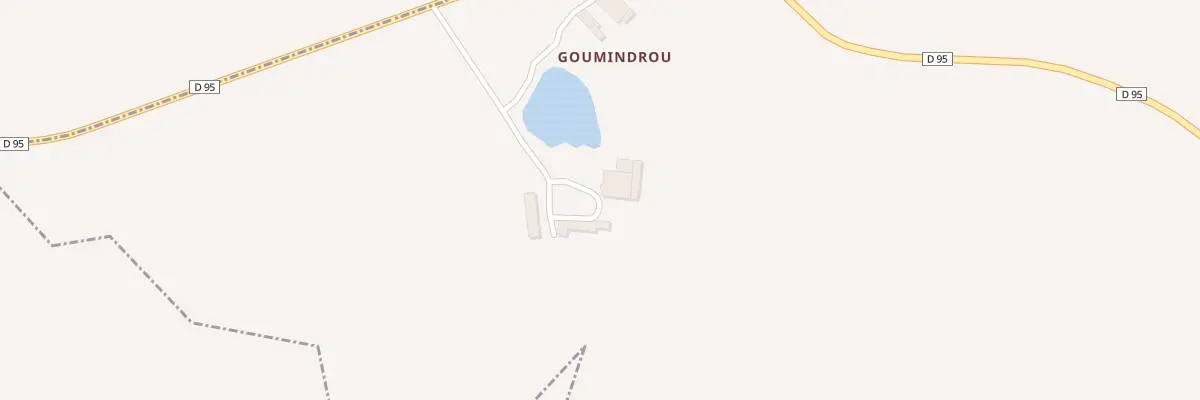 Plan du 2 Goumindrou à Gajoubert