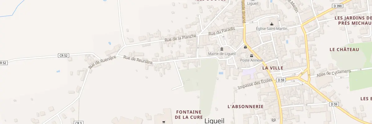 Plan du 8 Rue de Reunière à Ligueil