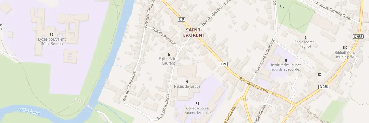 Plan du 1 Rue Saint-denis à Nogent-le-Rotrou