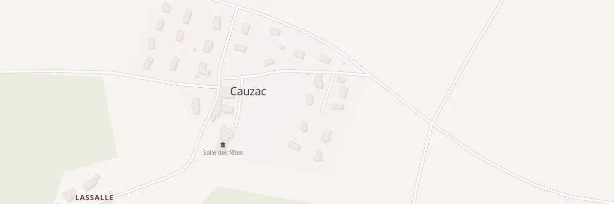 Plan du 5000 Cauzac l’Ecole à Cauzac