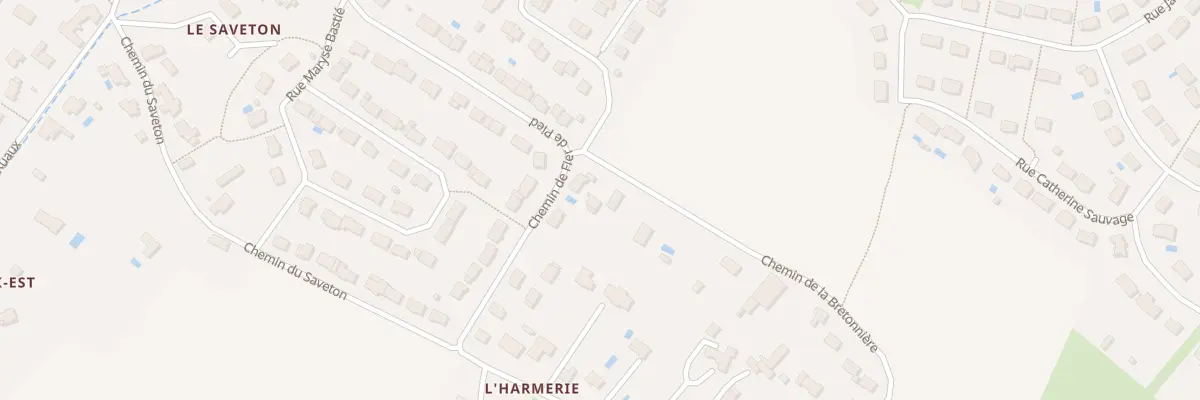 Plan du 3 Che De La Bretonnière à Véretz
