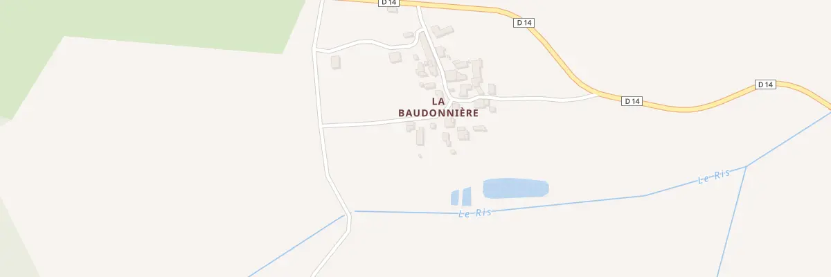 Plan du 25 La Baudonniere à Vicq-sur-Gartempe