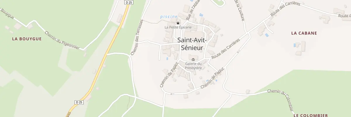 Plan du 9999 Le Bourg à Saint-Avit-Sénieur