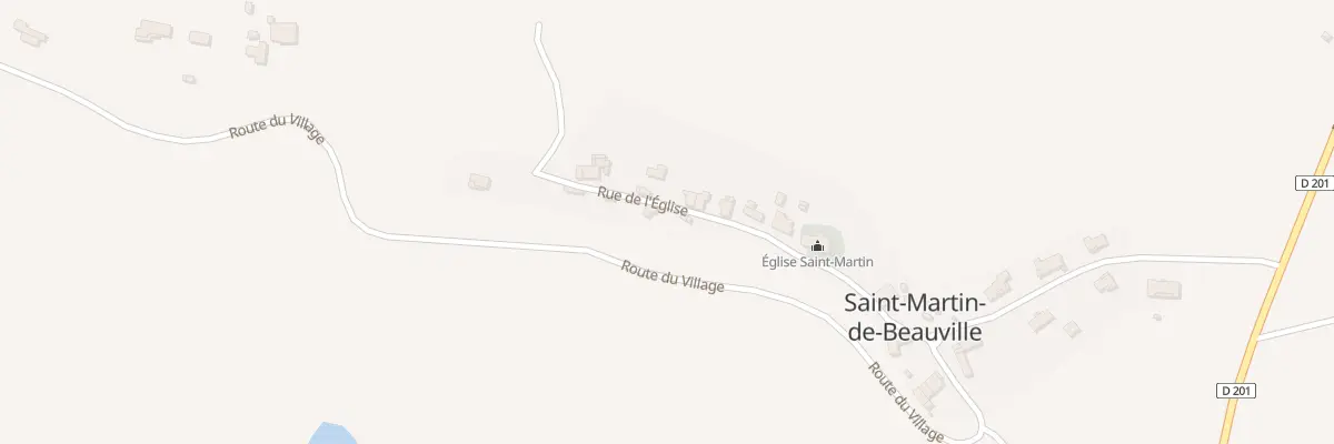 Plan du 245 Rue de l’Église à Saint-Martin-de-Beauville