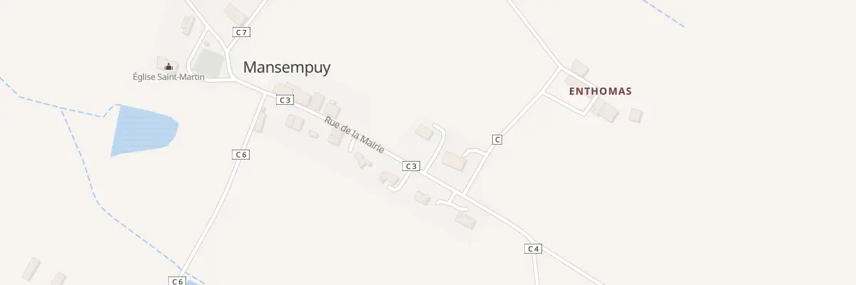 Plan du 5505 A Sorbe à Mansempuy