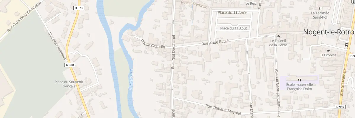 Plan du 47 Rue Paul Deschanel à Nogent-le-Rotrou