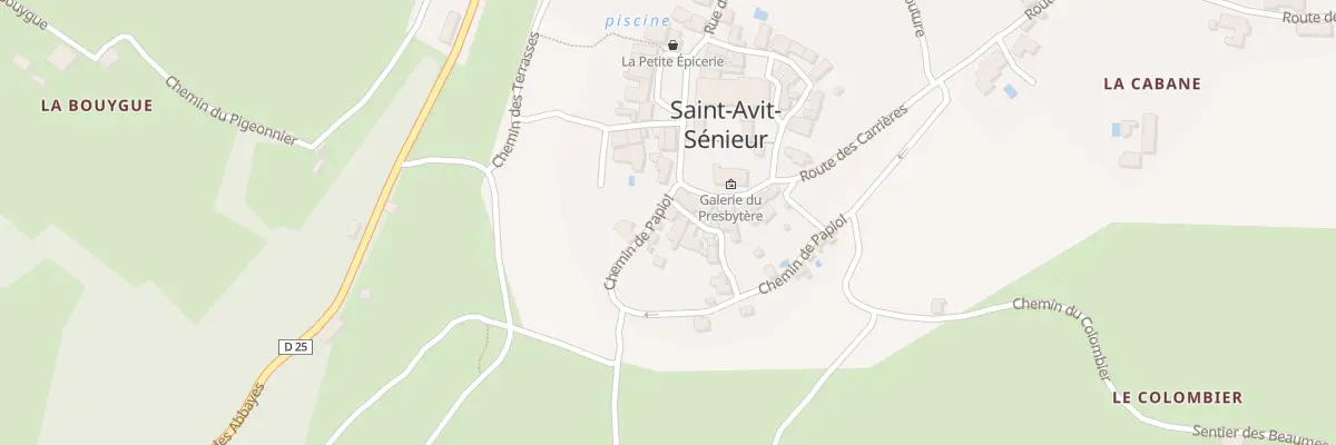 Plan du 26 Le Bourg à Saint-Avit-Sénieur