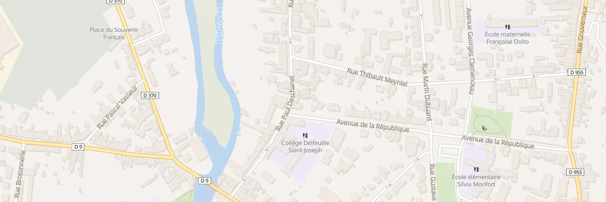 Plan du 73 Rue Paul Deschanel à Nogent-le-Rotrou