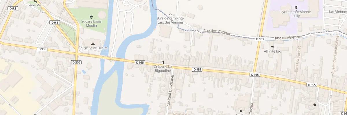 Plan du 28 Rue Saint-hilaire à Nogent-le-Rotrou