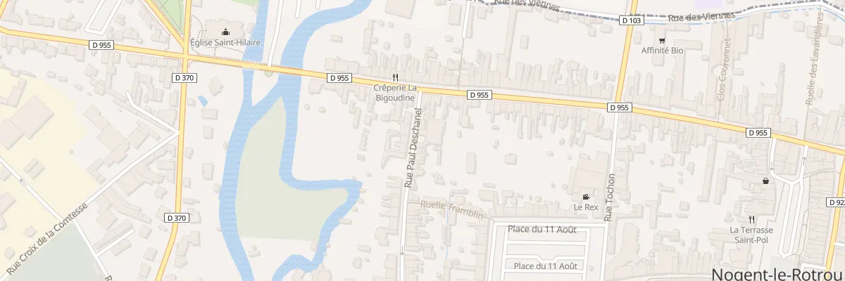 Plan du 1B Rue Paul Deschanel à Nogent-le-Rotrou