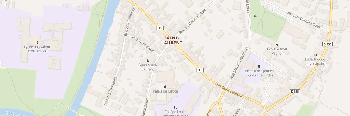 Plan du 35 Rue Saint-laurent à Nogent-le-Rotrou