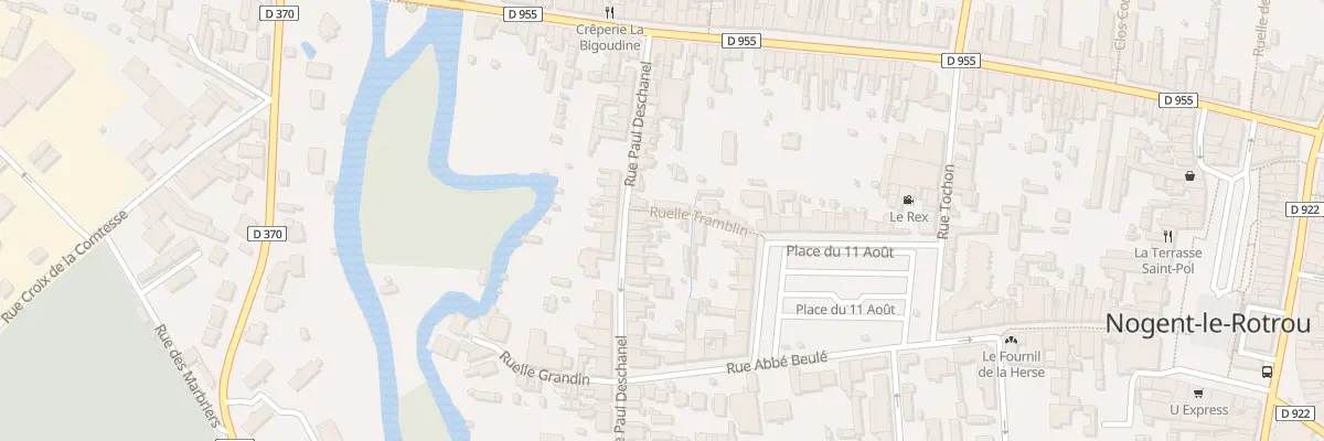Plan du 17 Rue Paul Deschanel à Nogent-le-Rotrou