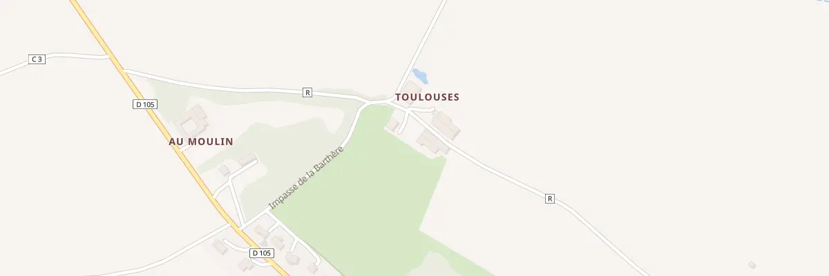 Plan du 5096A A Menjoulats à Saint-Sauvy