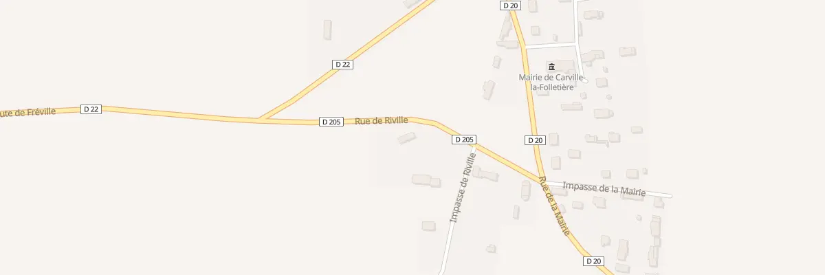 Plan du 5040 Les Communes Ouest à Carville-la-Folletière