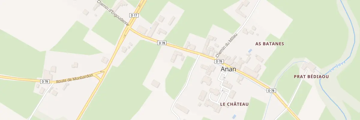 Plan du 47 La Broquere à Anan
