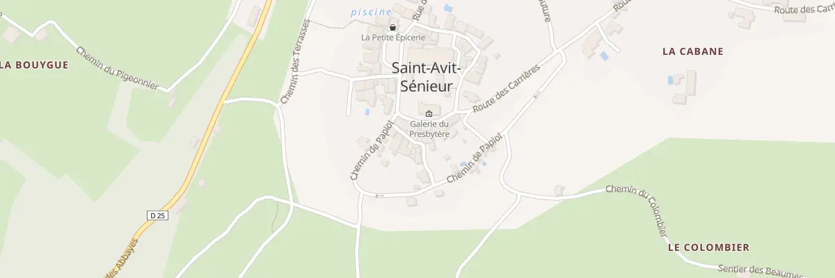 Plan du 30 Le Bourg à Saint-Avit-Sénieur