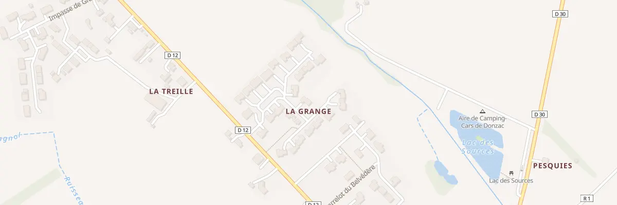 Plan du 9 Lot La Grange à Donzac