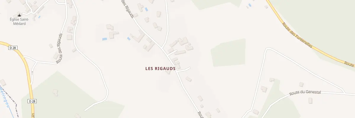 Plan du 841 Rte des Rigauds à Calès