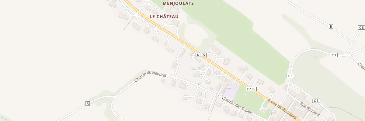 Plan du 397 Rte de Fleurance à Saint-Sauvy