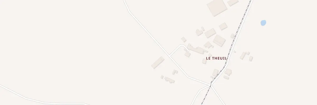 Plan du 2 Le Theuil à Sillars