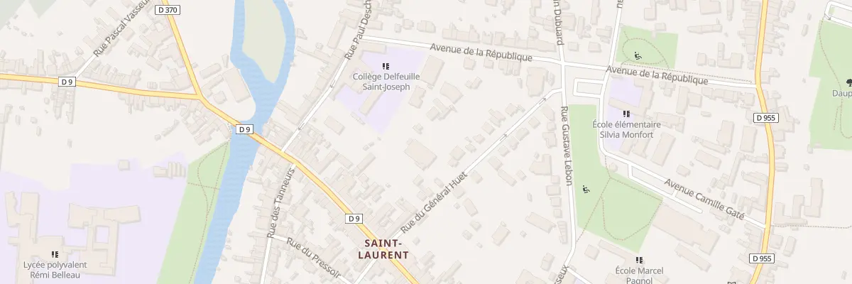 Plan du 16 Rue du Général Huet à Nogent-le-Rotrou