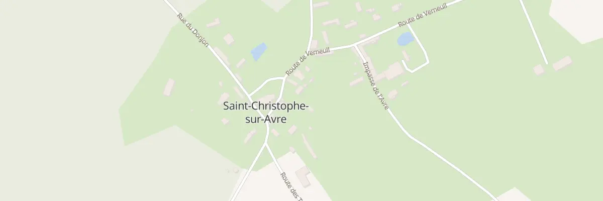 Plan du 1 Pl de l’Eglise à Saint-Christophe-sur-Avre
