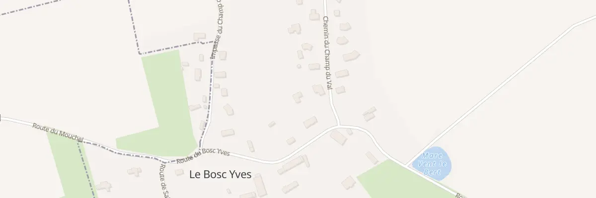 Plan du 245 Rte du Bosc-Yves à Saint-Éloi-de-Fourques