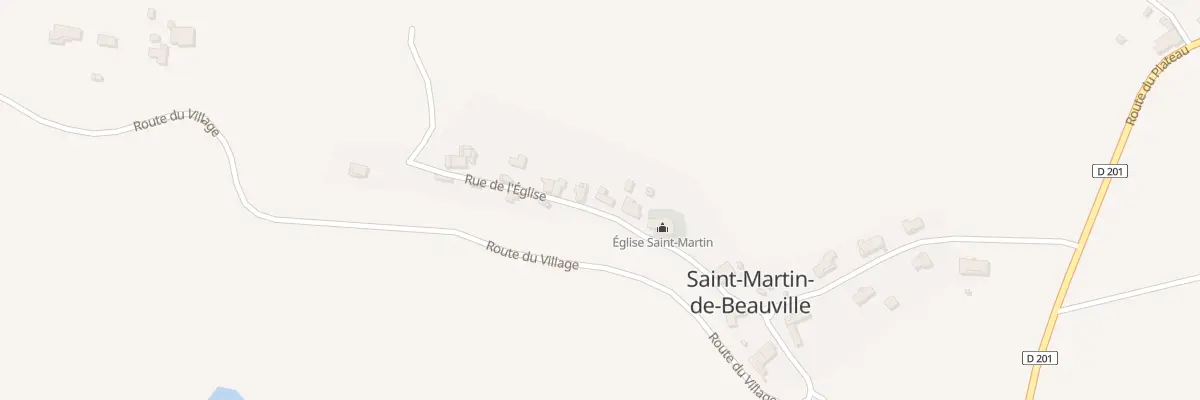 Plan du 170 Rue de l’Église à Saint-Martin-de-Beauville
