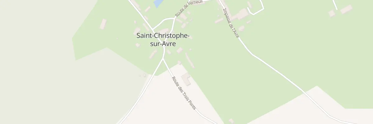 Plan du 3 Rte des Trois Ponts à Saint-Christophe-sur-Avre