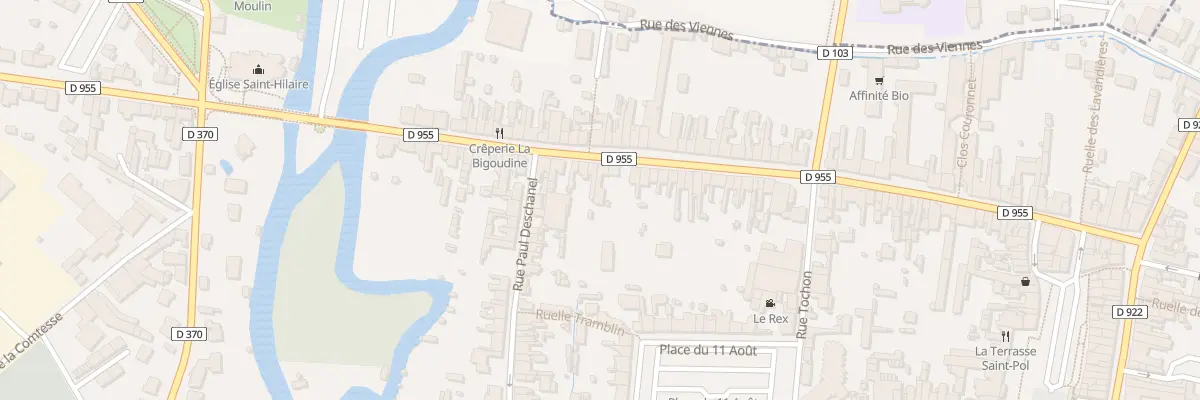 Plan du 33 Rue Saint-hilaire à Nogent-le-Rotrou