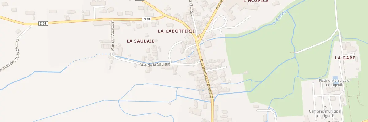 Plan du 7 Rue de la Saulaie à Ligueil